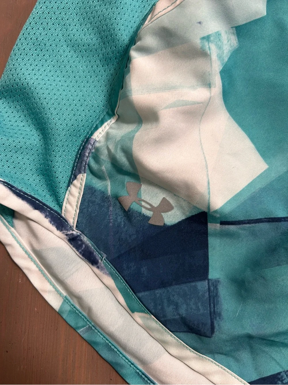 Under Armor Women's Teal & White Athletic Shorts